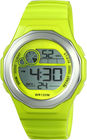 Στρογγυλά ψηφιακά ρολόγια γυναικών με το φως EL και νερό 100m ανθεκτικό