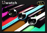 Ρολόι Bluetooth Wristwatch, πυρίτιο Wristband Bluetooth 3.0 του U τηλεφωνικών ρολογιών UU Bluetooth ο Μαύρος