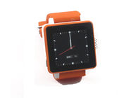 GW109 οθόνη αφής Wristwatch, l12s GSM ρολογιών βραχιολιών Oled Bluetooth Mp3 για τον αρρενωπό Μαύρο OS